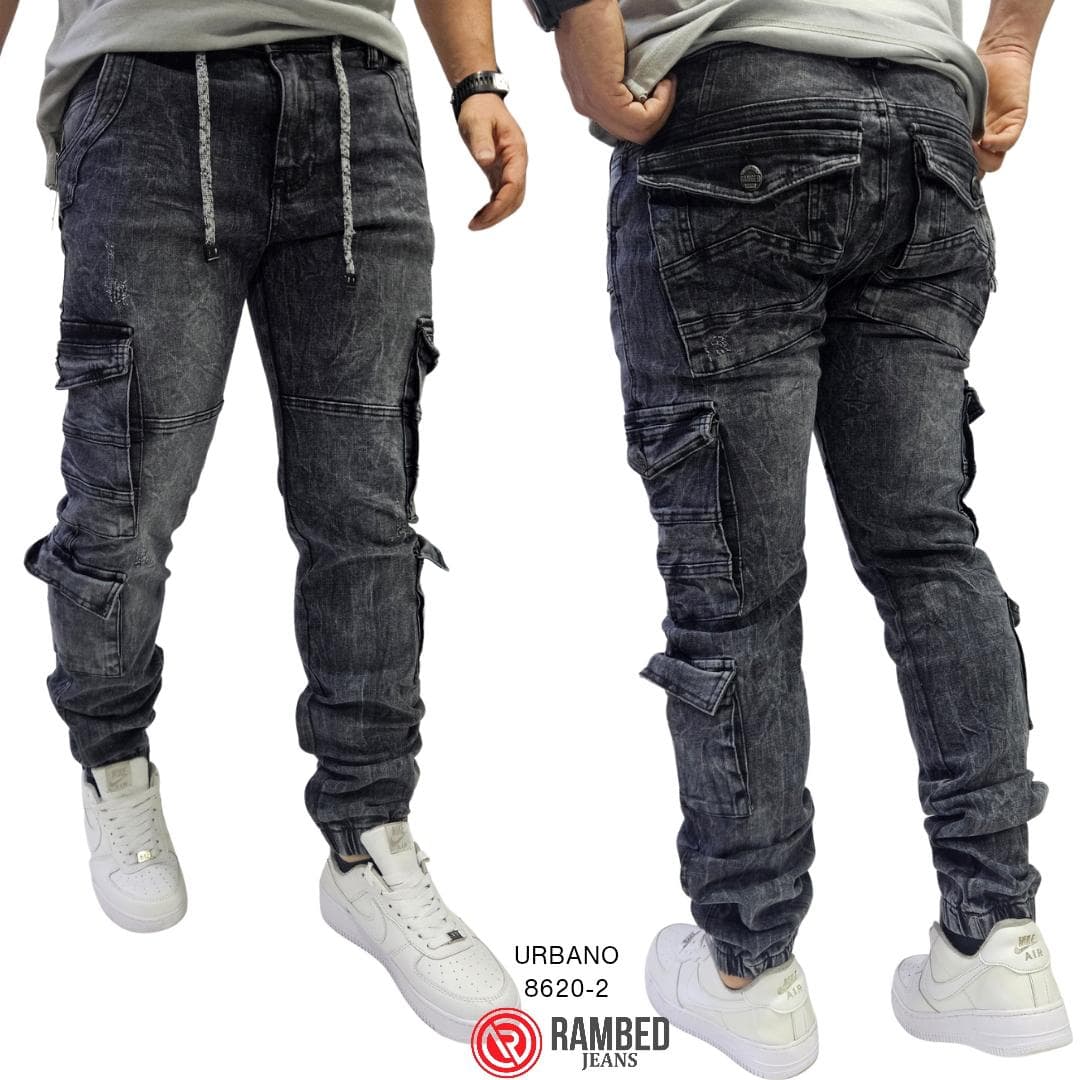 Jogger Jean Cargo Urbano – Estilo, Comodidad y Tendencia