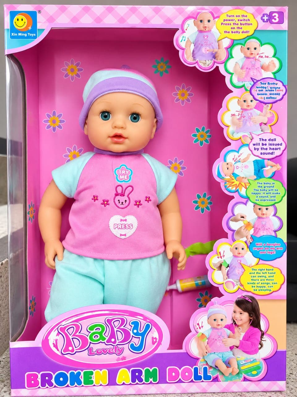 Baby Lovely Broken Arm Doll