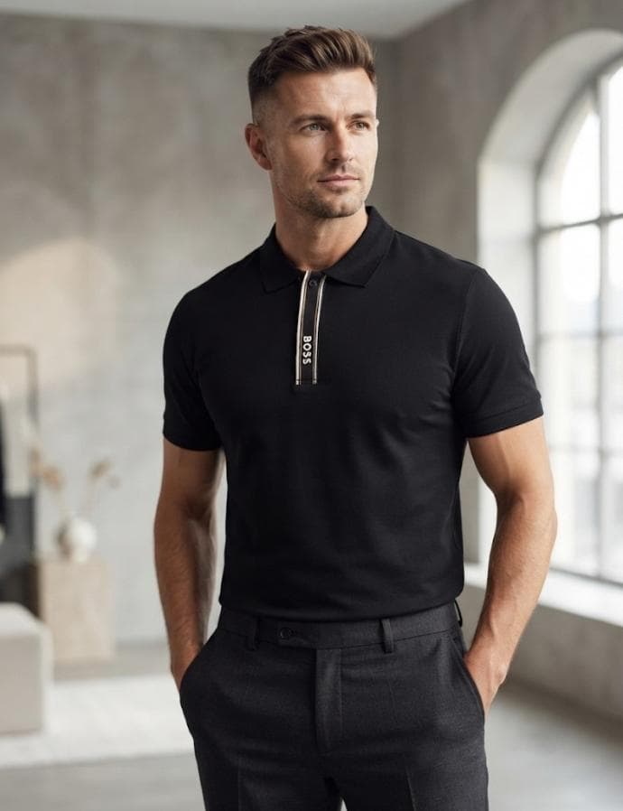 Camiseta Polo   100% Algodon