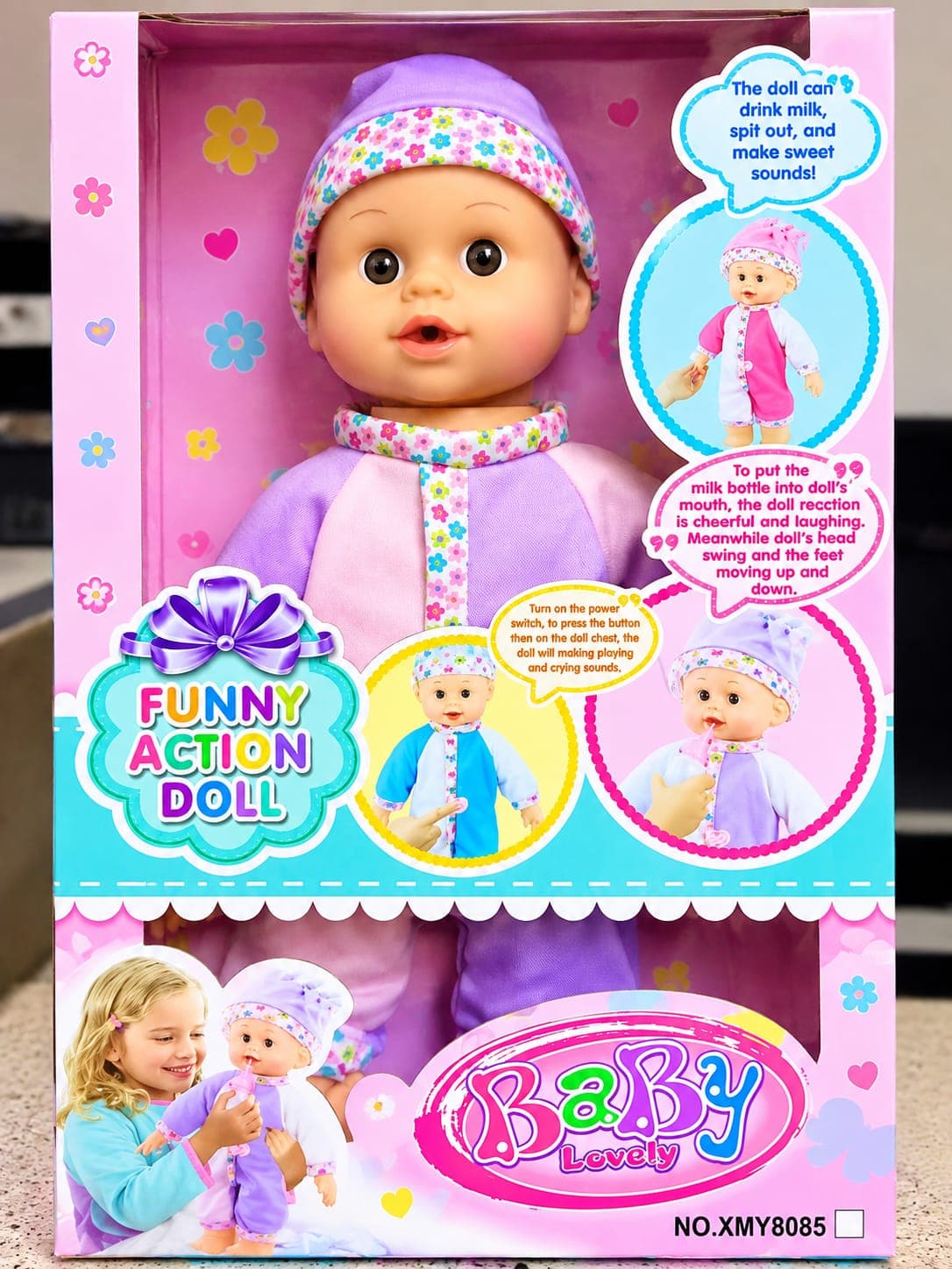 Baby  Lovely Funny Action Doll