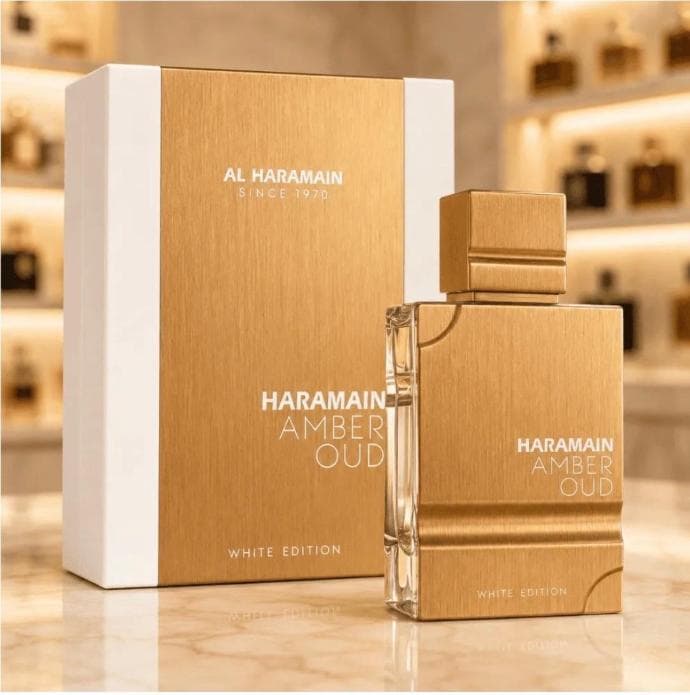 Fragancia Haramain Amber Oud White Edition Eau 100 ml Unisex