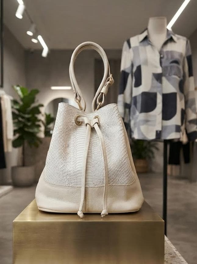 Bolso Mano Libre Solorsano 100% Cuero
