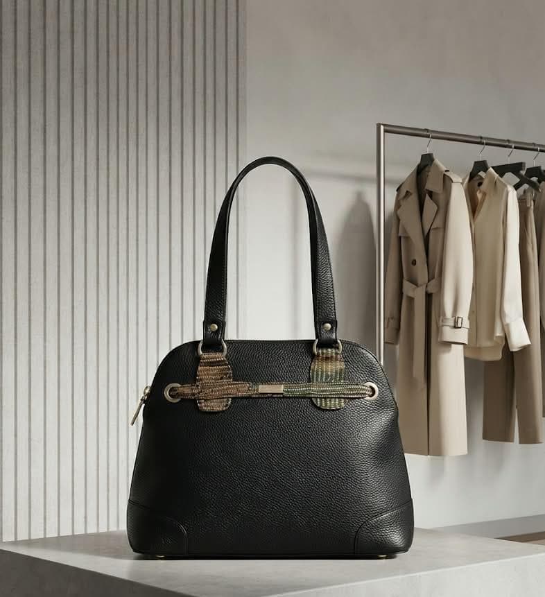 Bolso De Mano Solarte 100% Cuero