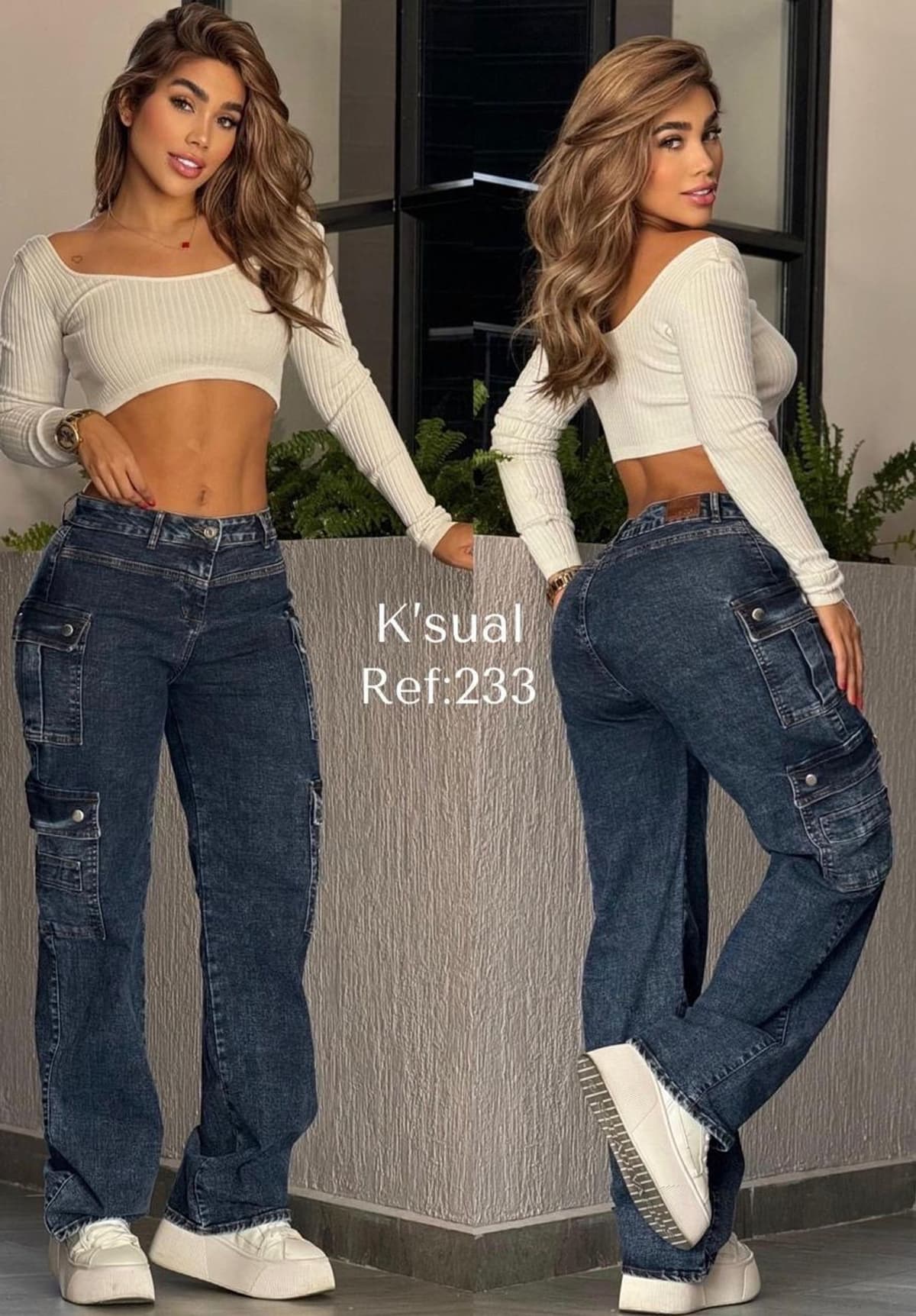 PANTALON CARGO DE DAMA 1.1