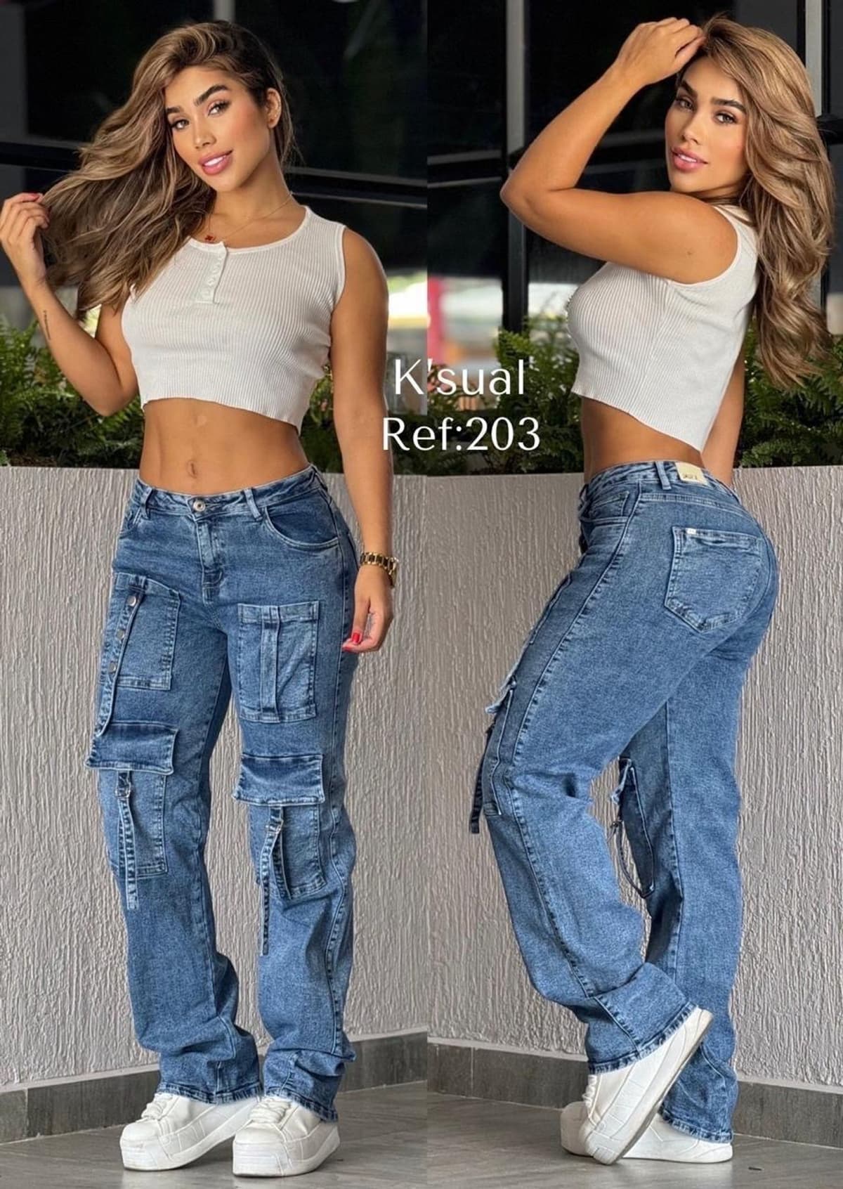 PANTALON CARGO DE DAMA 1.1