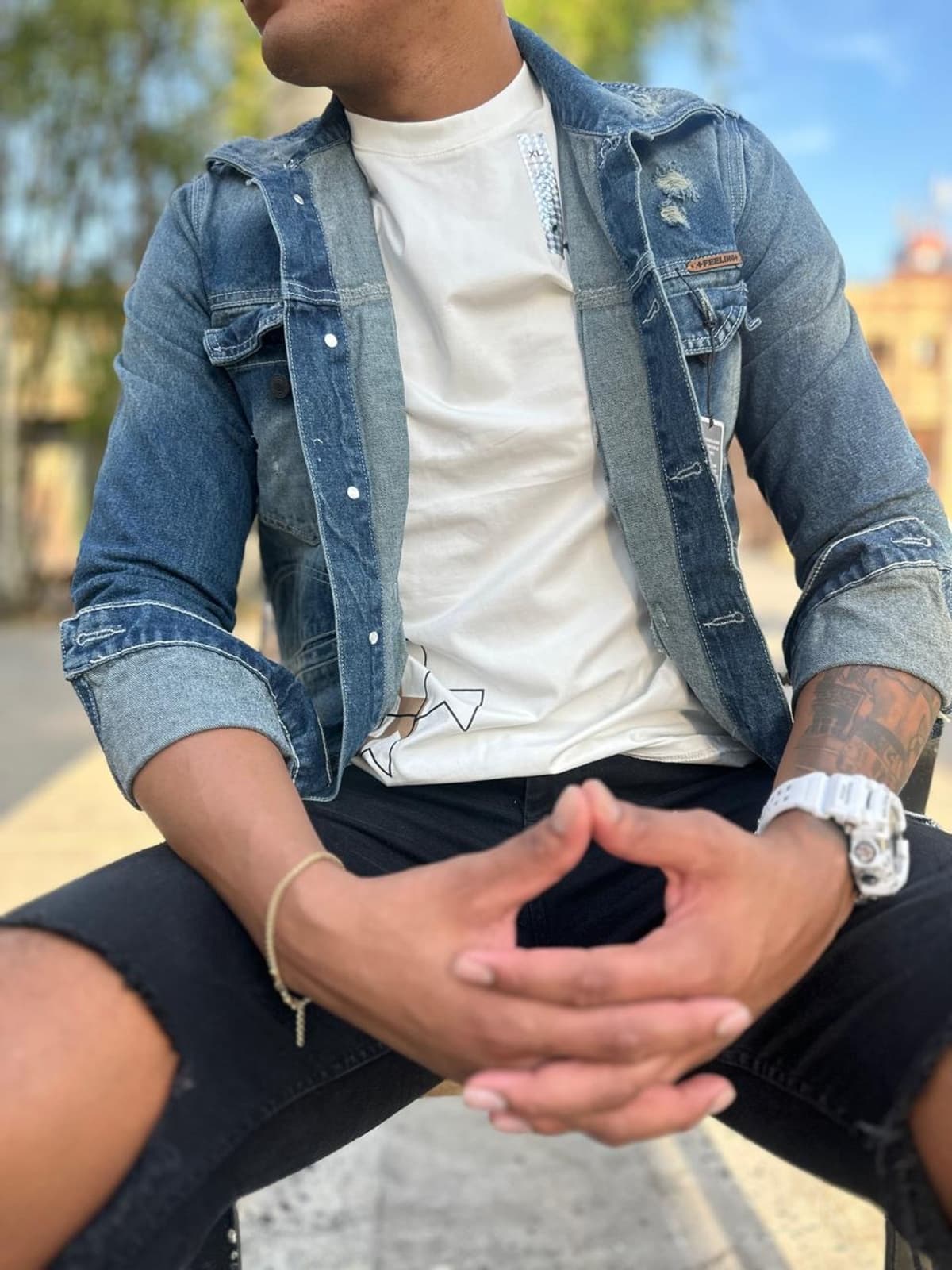 CHAQUETAS DE HOMBRE EN TELA JEANS 1.1