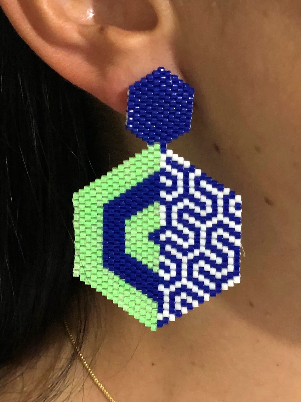 Aretes rombo