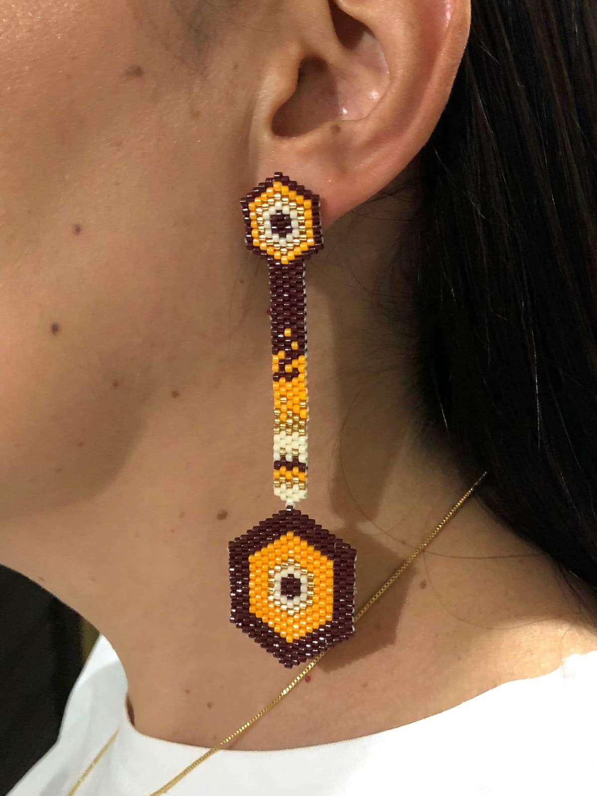 Arete largo rombo