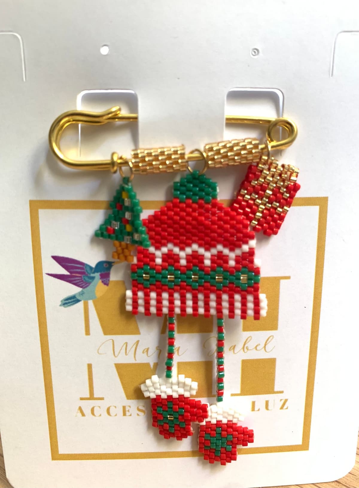 Pin navideño