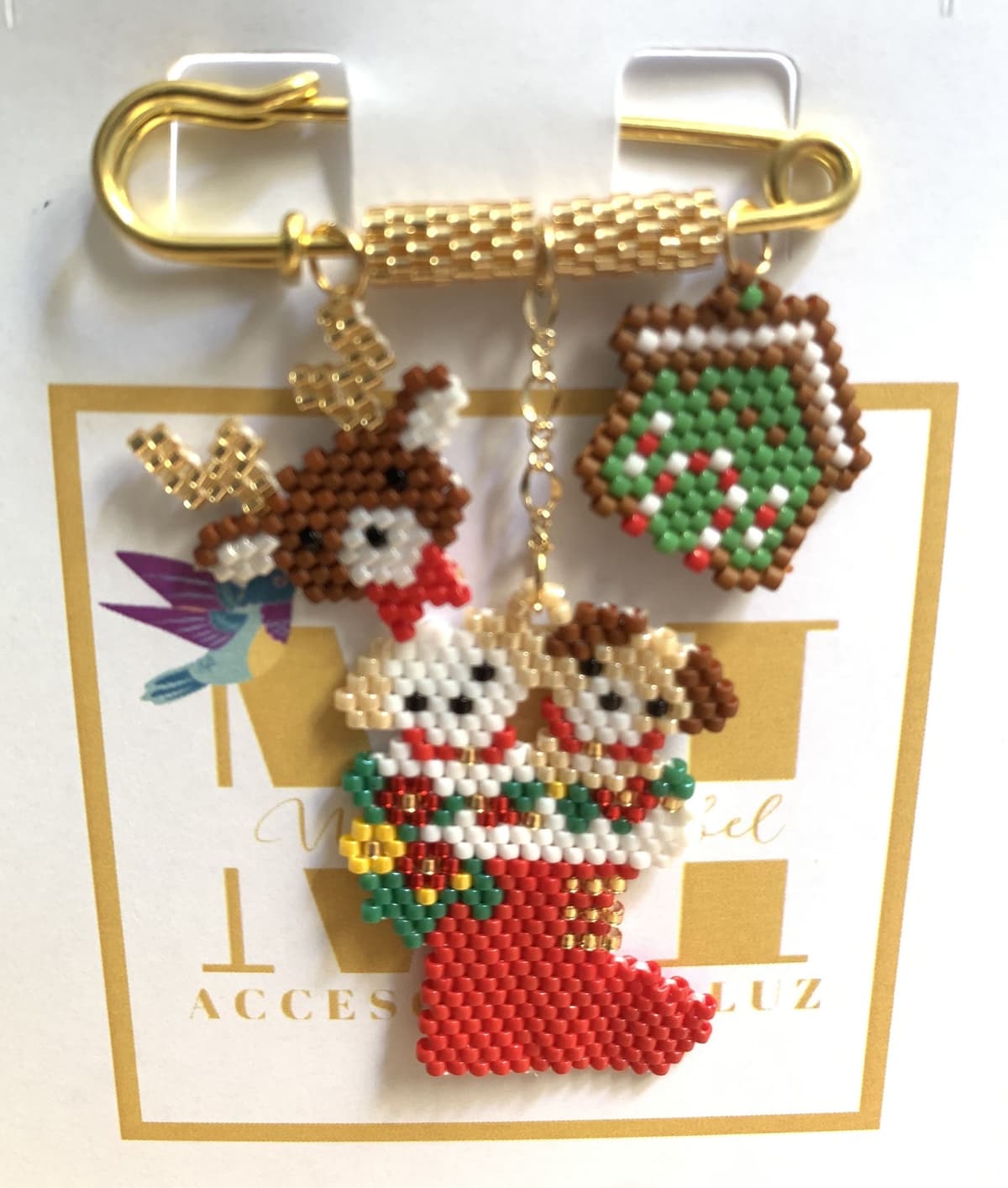 Pin navideño