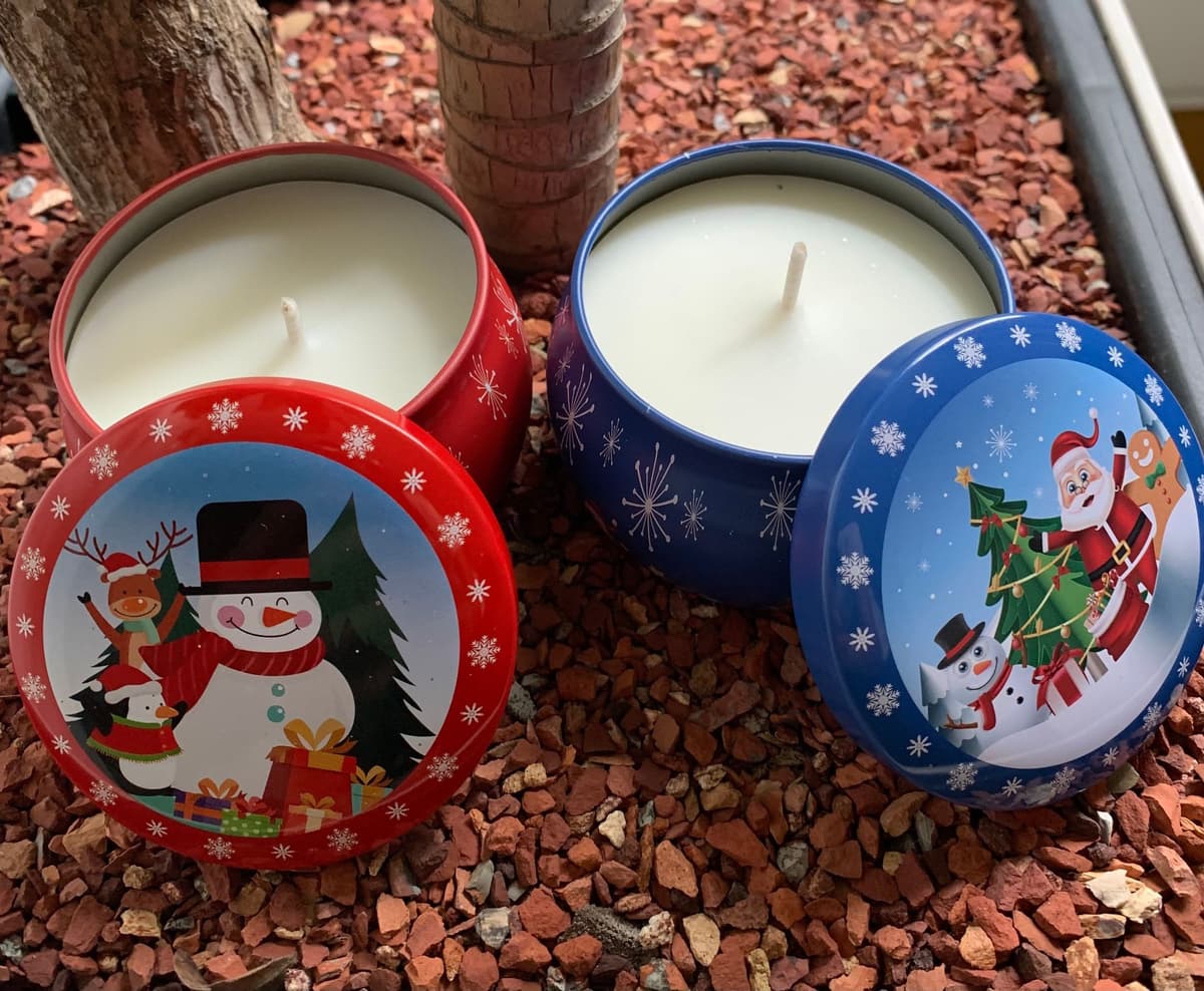 Velas navideñas