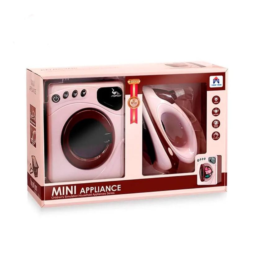 Set infantil electrodomsticos simulacin lavadora y plancha