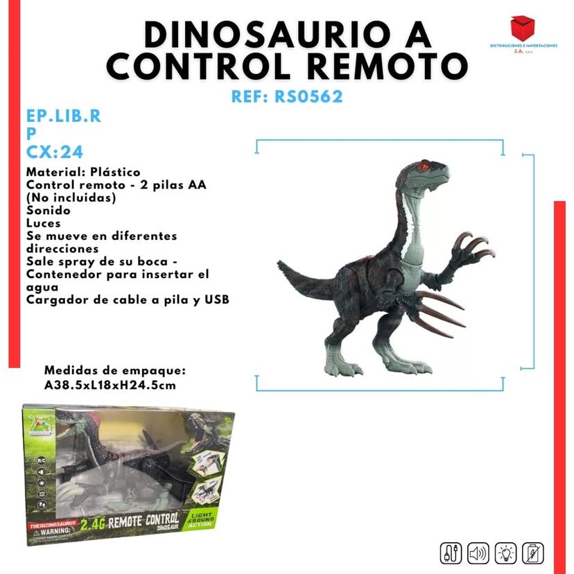 Dinosaurio a control remoto