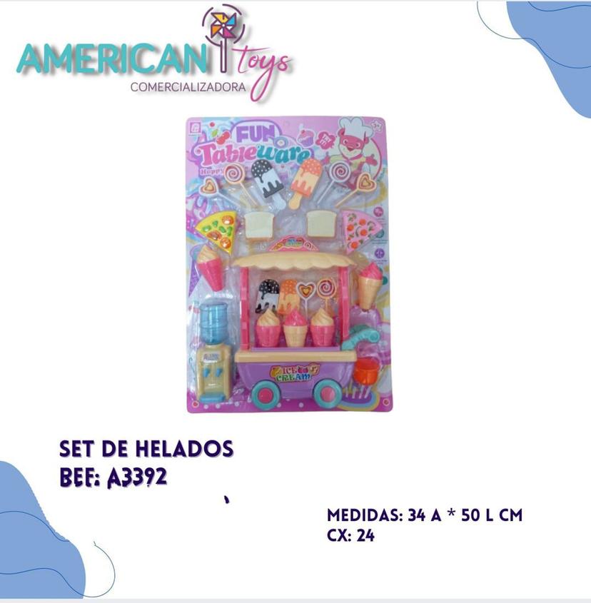Set Conos, Postres, Pasteles