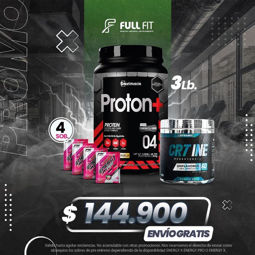 PROTON + CREA7INE 60 SERV Y 4 ENERGYS 