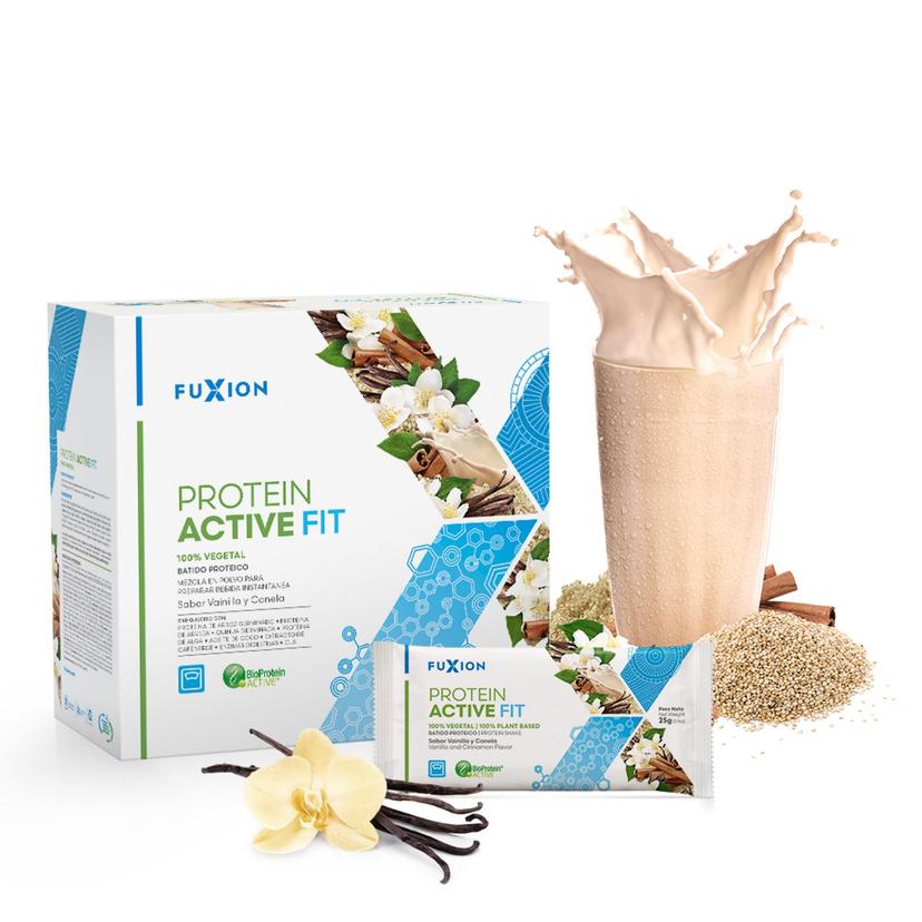19. Biopro X Active FIT. Vainilla con canela. 14 unidades