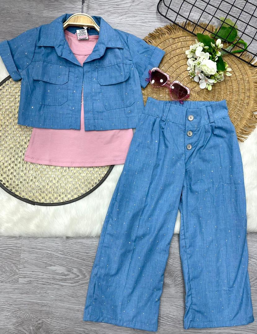Conjunto niña en jean 