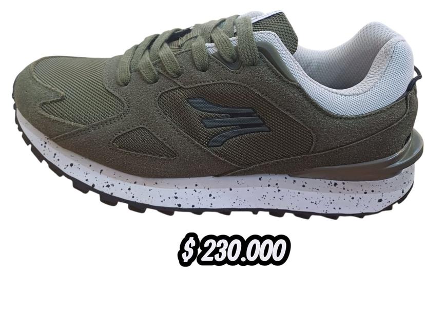 Tenis verde hombre